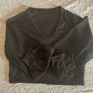 Long Sleeve Black Top